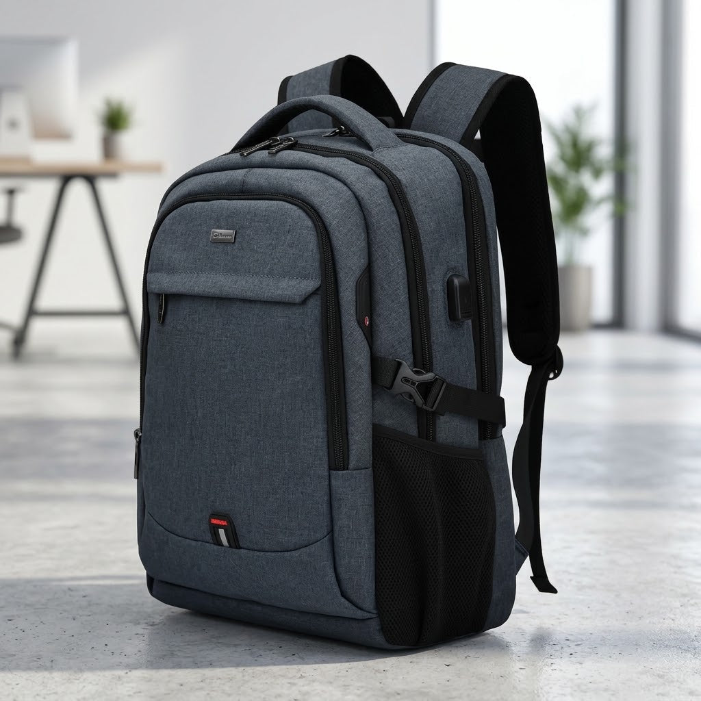 Laptoprucksack Wasserdicht mit USB-Anschluss -    Zorenza