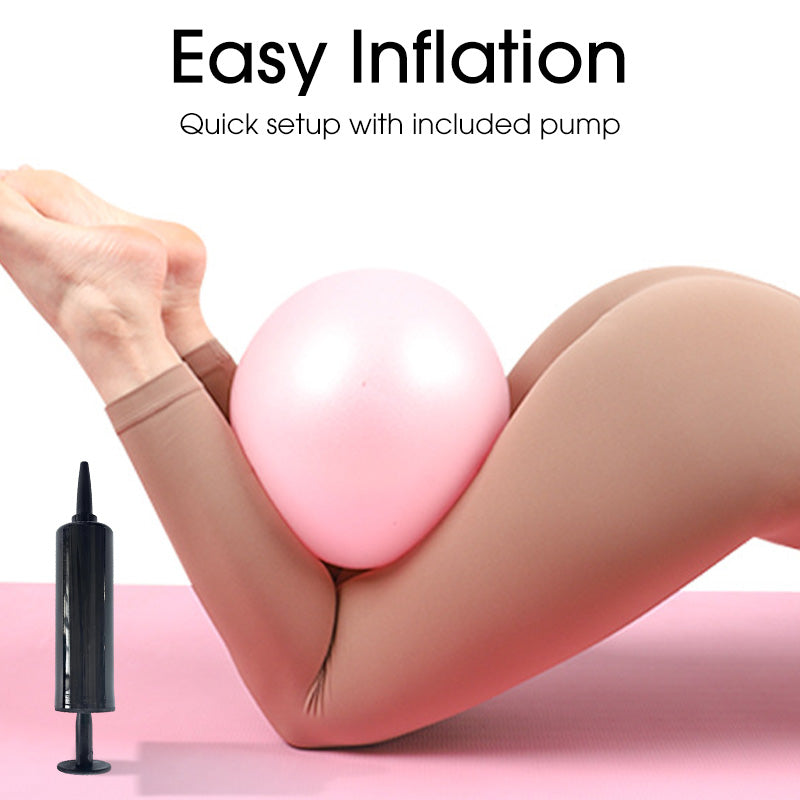 Pilates Ball mit Pumpe – Anti-Burst-PVC für Balance-Training -    Zorenza