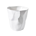 Papierkorb Skulptur Design Knautschoptik -    Zorenza