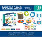 Puzzle-Bauspiel mit 108 Bausteinen und 20 Aufgaben -    Zorenza