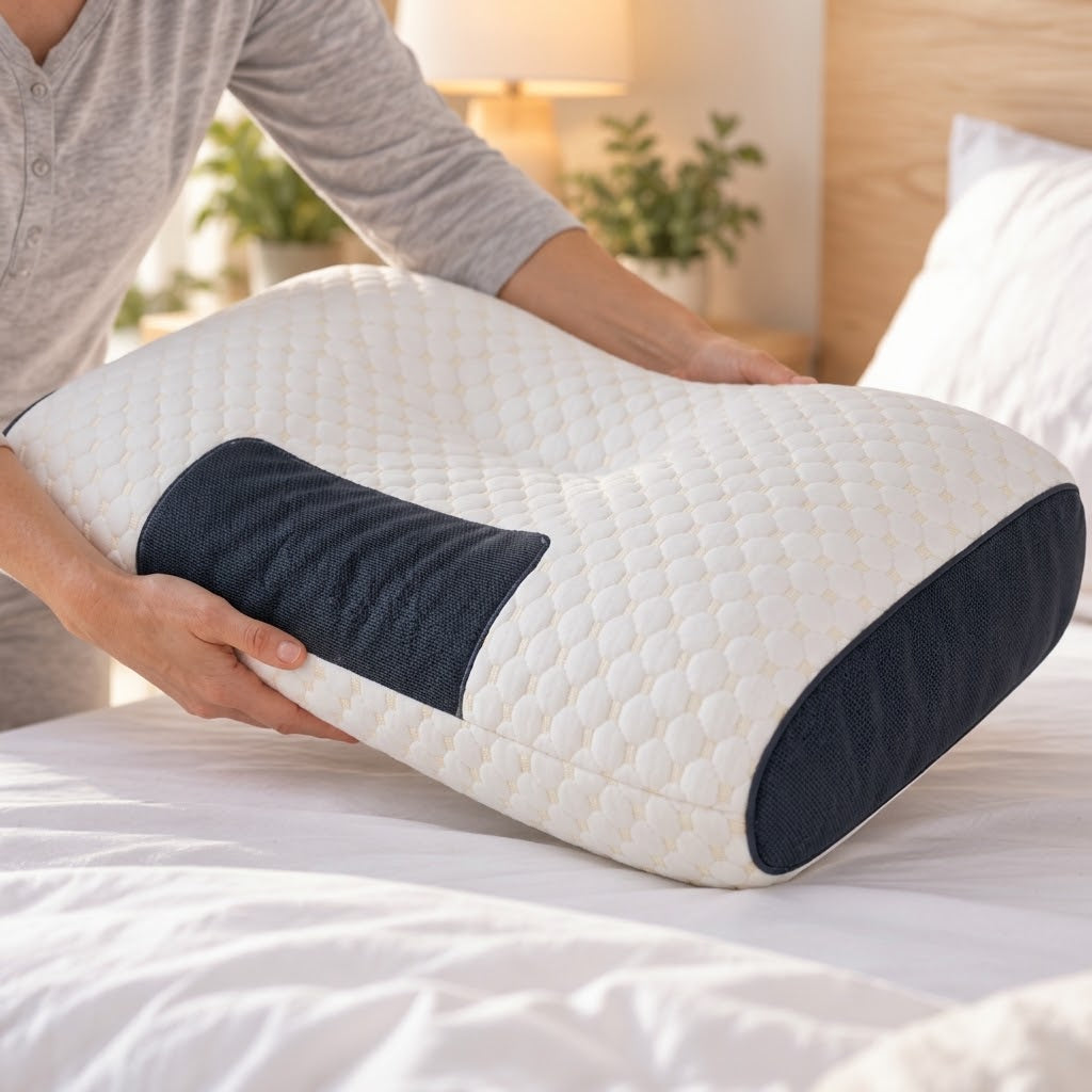 Orthopädisches Kopfkissen mit Nackenstütze -    Zorenza