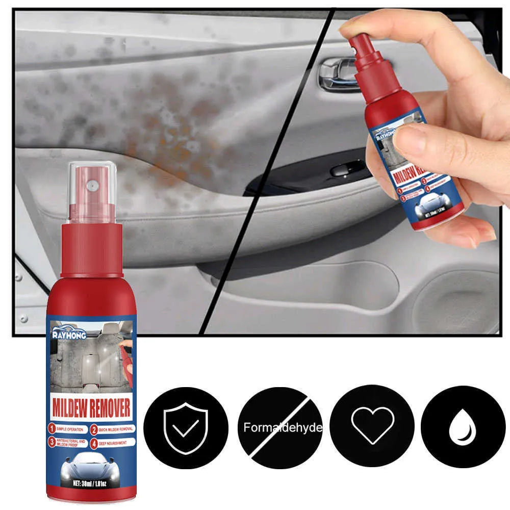 Auto-Schimmelentferner Spray 2er-Set – Für Leder, Stoff & Kunststoff -    Zorenza