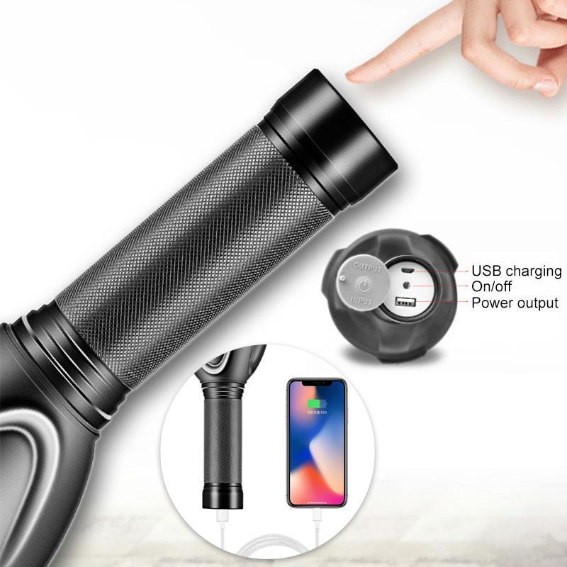 Hochleistungs-Taschenlampe mit 3000-5000 Lumen und Akku -    Zorenza