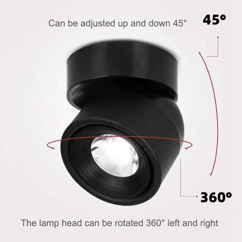 LED Spotlight Aluminium – Dimmbar mit 340° Rotation -    Zorenza
