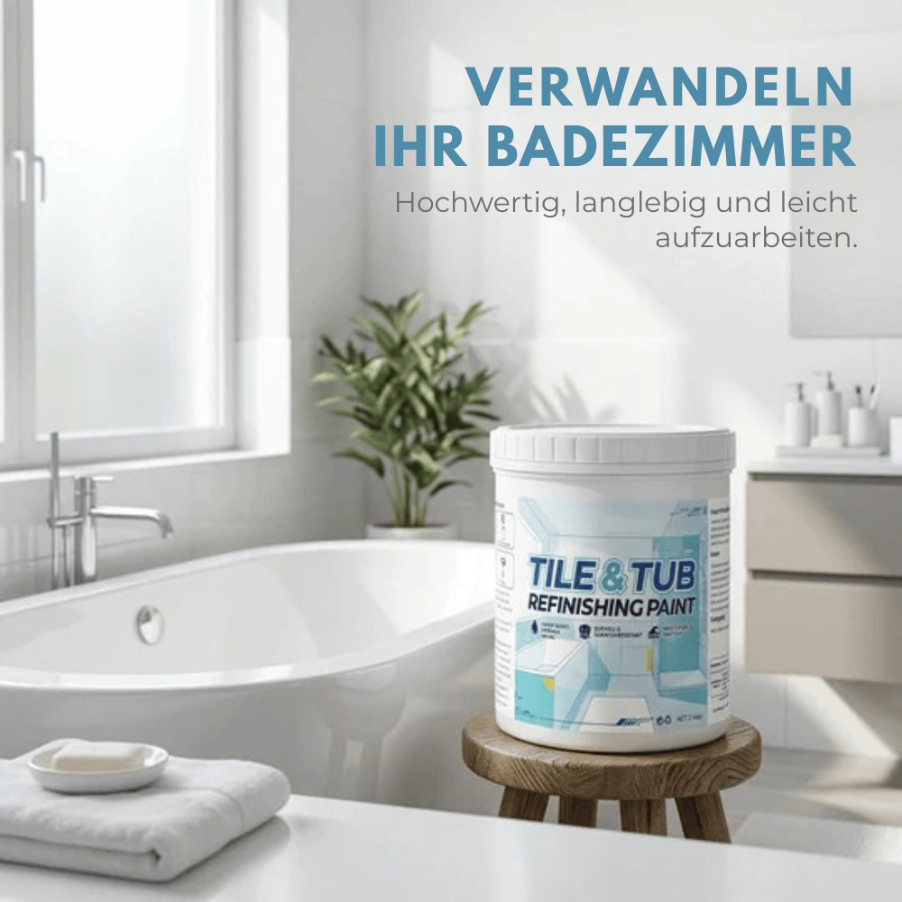 Fliesenfarbe & Badewannenfarbe – wasserdicht und kratzfest -    Zorenza