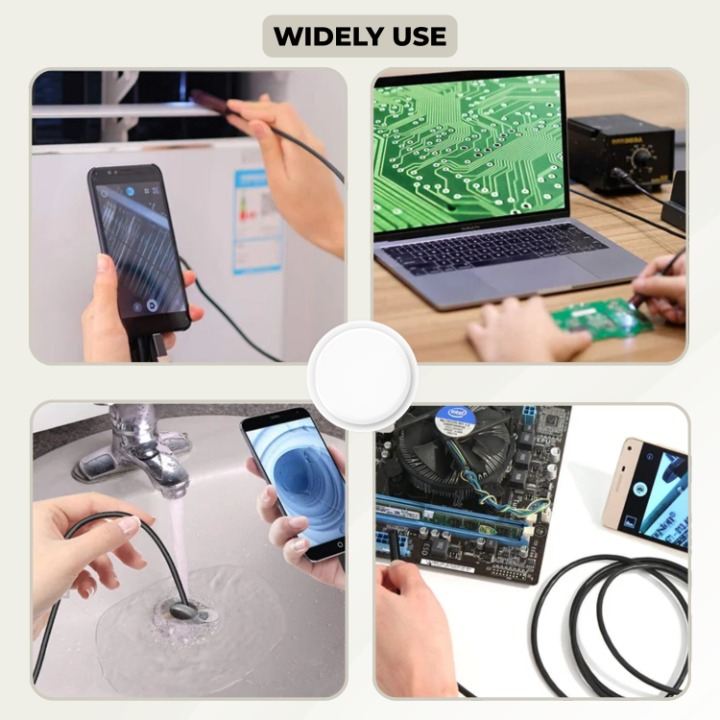 Endoskop-Kamera USB mit LED-Beleuchtung – Wasserdicht IP67 -    Zorenza