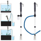 Aquarium Wasserwechsler automatisch mit Kies-Siphonpumpe -    Zorenza