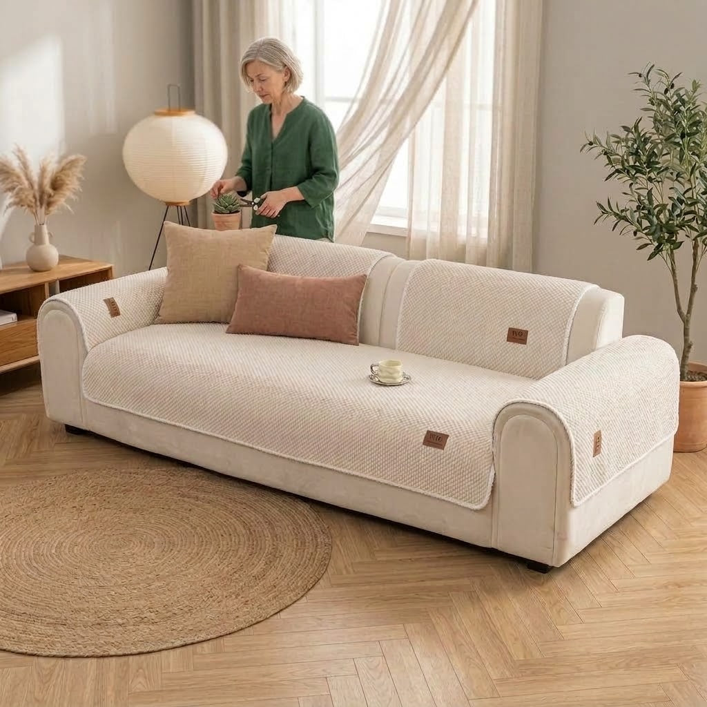Sofabezug Modular Chenille rutschfest -    Zorenza
