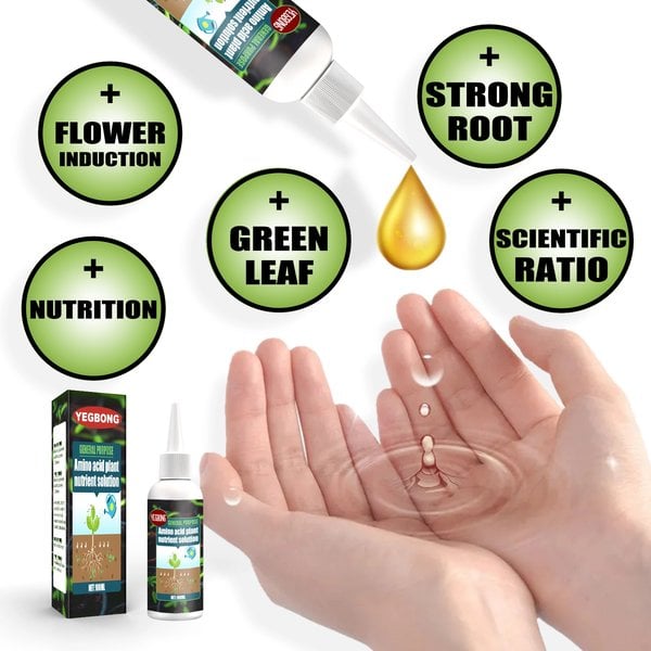 Pflanzendünger Bio-Formel mit Aminosäuren – 30ml -    Zorenza