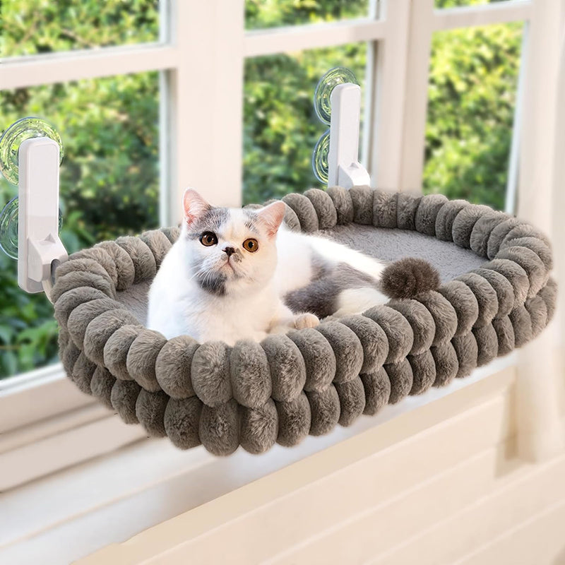 Katzen Fensterliege klappbar mit Saugnapfbefestigung -    Zorenza