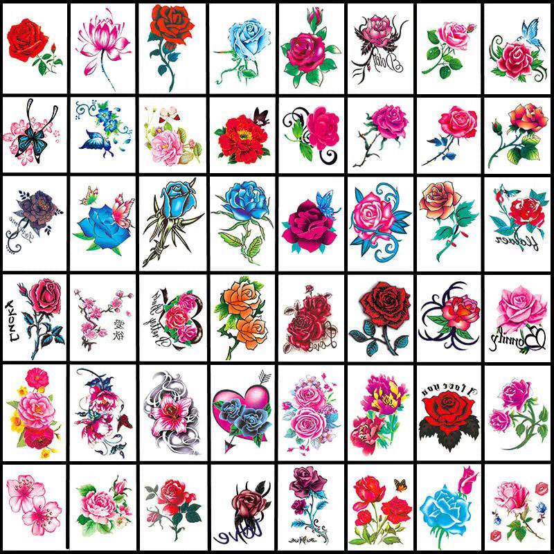 3D Tattoo-Stickers Set – Wasserfest & Hautfreundlich -    Zorenza