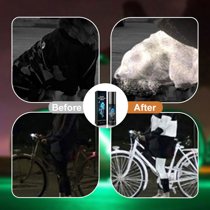 Reflektierender Spray für Fahrrad und Kleidung – 100 ml -    Zorenza