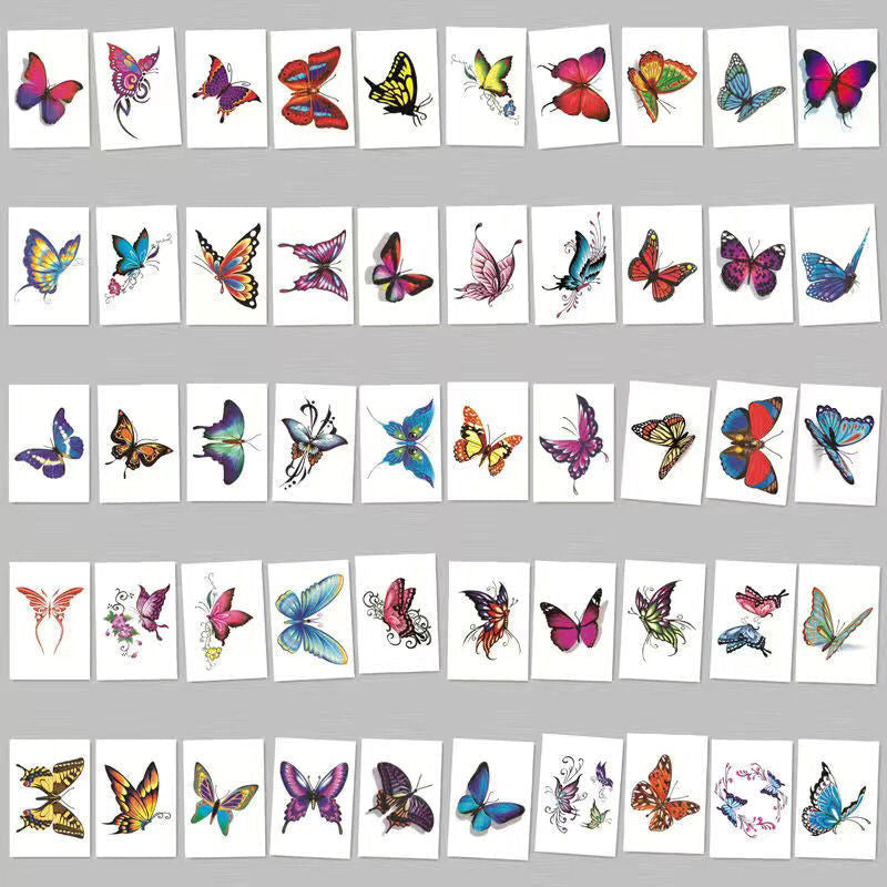 3D Tattoo-Stickers Set – Wasserfest & Hautfreundlich -    Zorenza