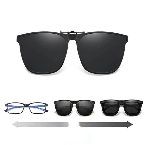 Polarisierte Clip-On Sonnenbrille für Korrekturbrillen -    Zorenza