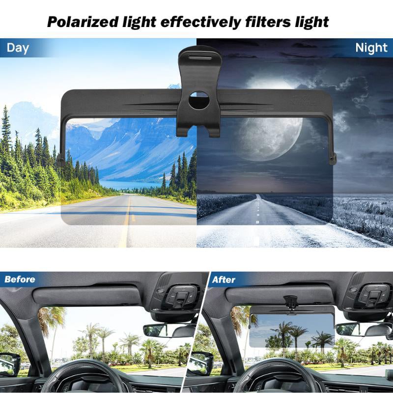 Auto-Sonnenblende mit polarisiertem Blendschutz -    Zorenza
