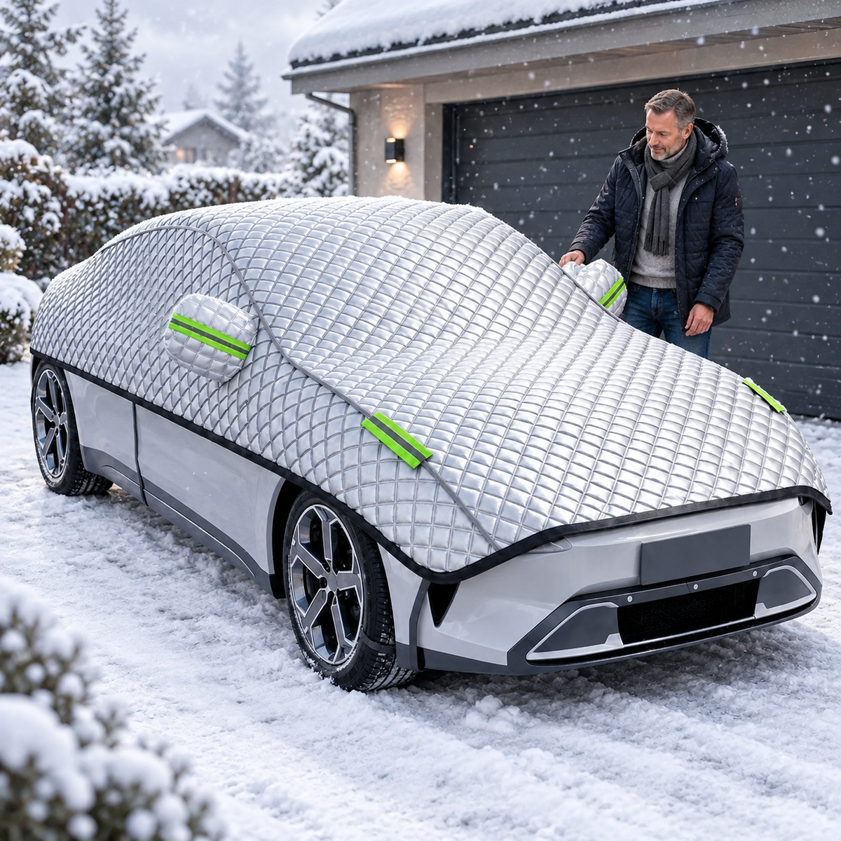 PEVA-Autoabdeckung wasserdicht mit UV-Schutz – für SUV und Limousine -    Zorenza