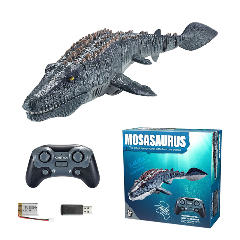 Ferngesteuerter Mosasaurus – Wasserspielzeug mit 2,4-GHz-Steuerung -    Zorenza