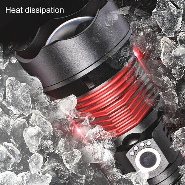 Hochleistungs-Taschenlampe mit 3000-5000 Lumen und Akku -    Zorenza