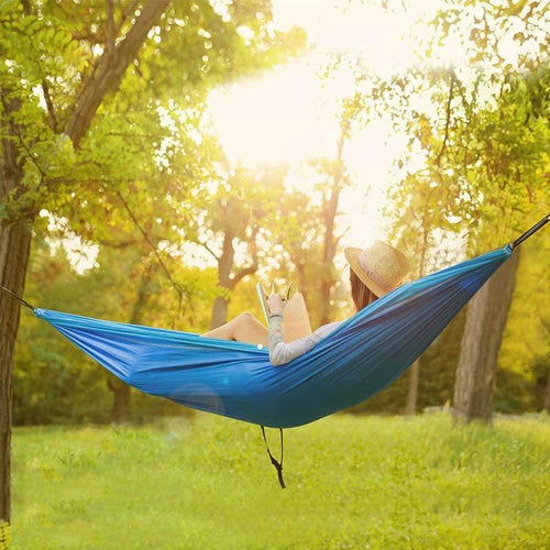 Camping-Hängematte 210T Nylon für 2 Personen mit Tragetasche -    Zorenza