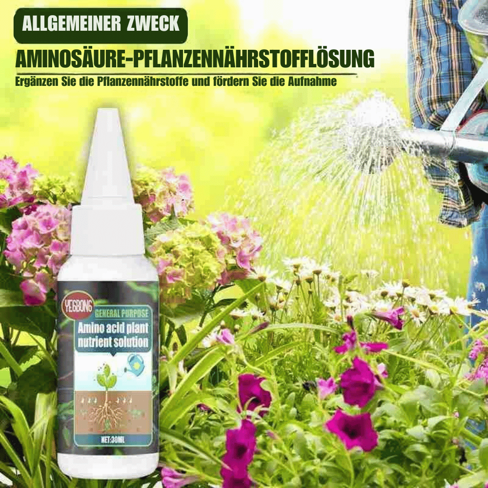 Pflanzendünger flüssig 30 ml für Blüten und Wachstum -    Zorenza