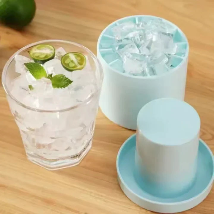 Silikon-Eiswürfelform – Eiswürfel auf einen Schlag Zorenza