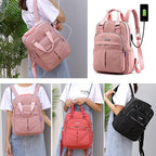 Oxford Rucksack mit USB-Ladefunktion – wasserdicht & viele Fächer Zorenza