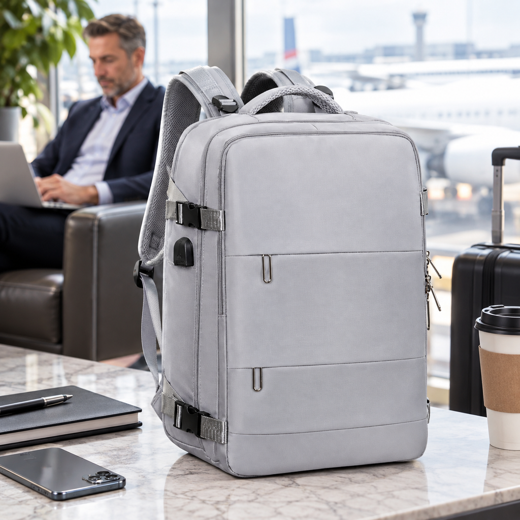 Reiserucksack Business mit USB-Anschluss -    Zorenza