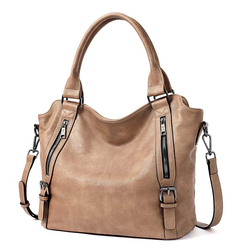 Schultertasche PU-Leder mit verstellbarem Tragegurt -    Zorenza