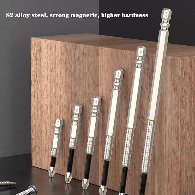 Magnetisches Schrauberbit-Set – Kein Abrutschen mehr (6er-Set) Zorenza