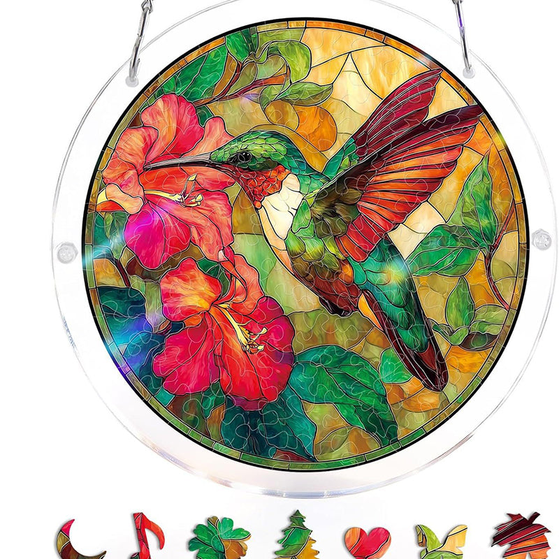 Sonnenfänger Acryl rund 18,8 cm – Farbspektrum-Design -    Zorenza