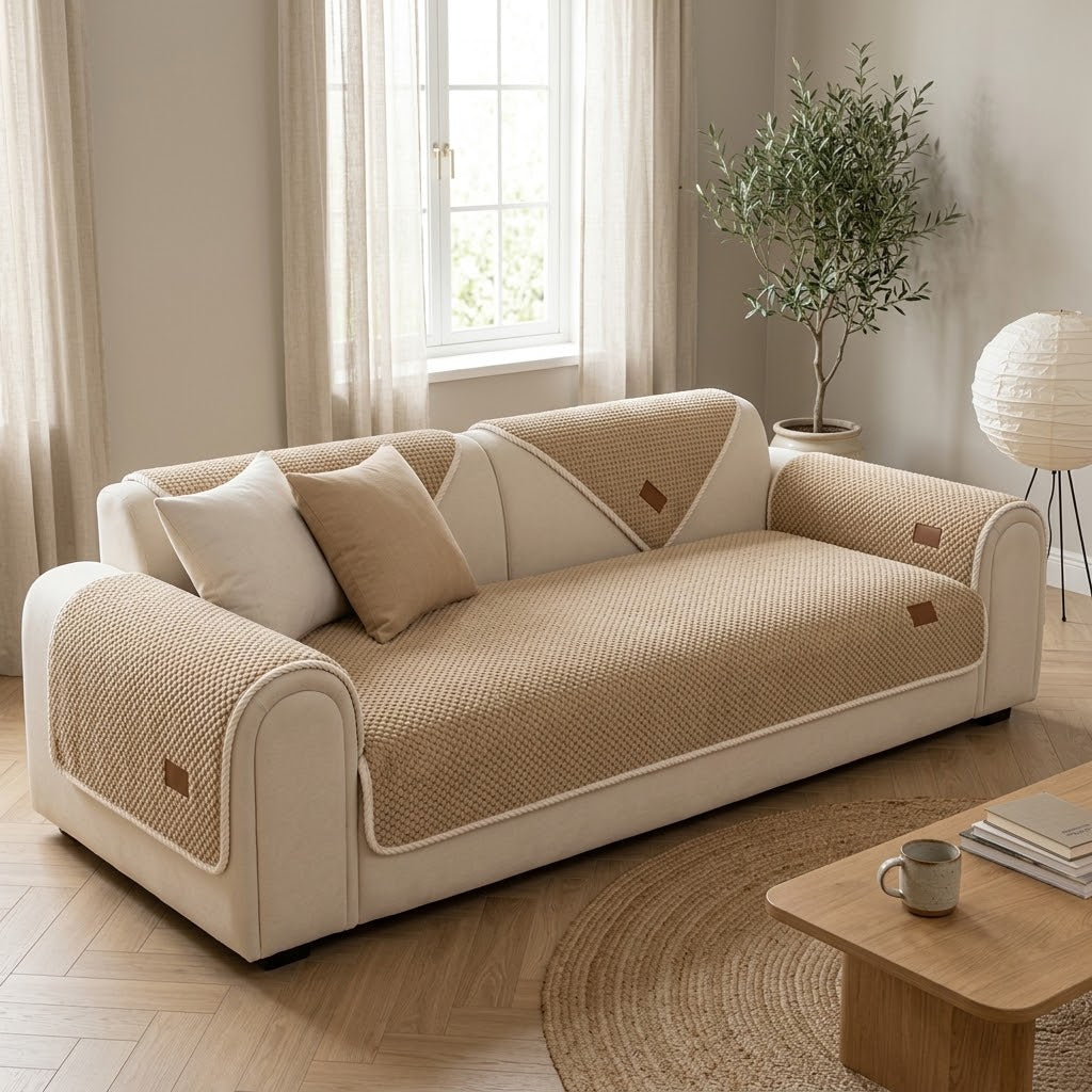 Sofabezug Modular Chenille rutschfest -    Zorenza