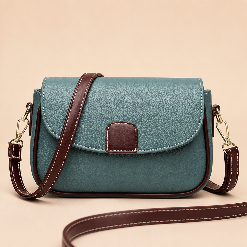 Crossbody-Tasche aus weichem Leder mit Magnetverschluss -    Zorenza