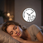 Wanduhr Durcheinandergewürfelte Zahlen – Modernes Design -    Zorenza