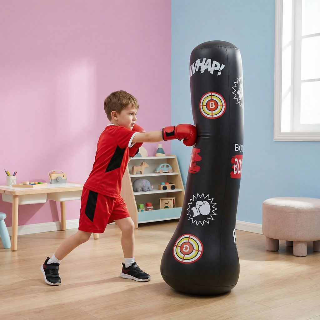 Aufblasbarer Boxsack für Kinder mit Wasserbasis -    Zorenza