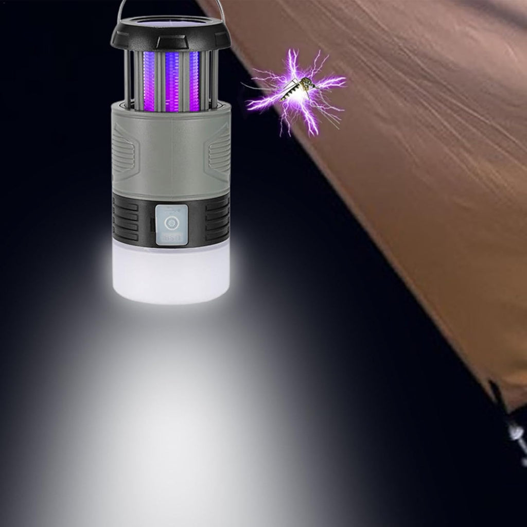 Mückenlampe Solar mit UV-Licht und LED-Taschenlampe -    Zorenza