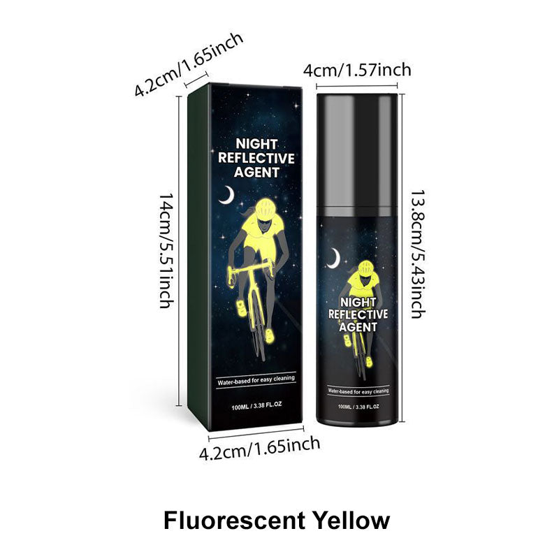 Reflektierender Spray für Fahrrad und Kleidung – 100 ml -    Zorenza