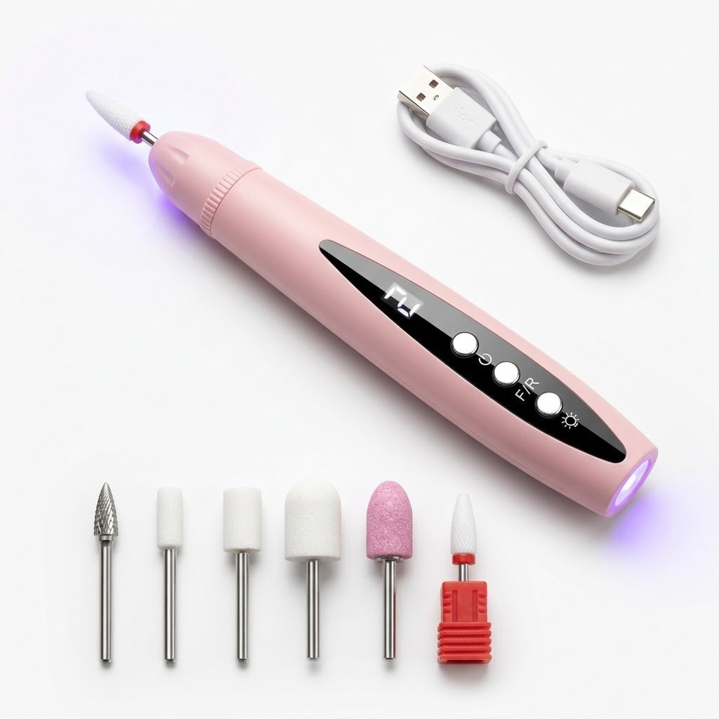 Nagelbohrer 2-in-1 mit UV-Lampe zum Aushärten -    Zorenza