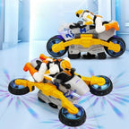 Verwandelbares Stuntbike-Spielzeug mit Actionfigur -    Zorenza