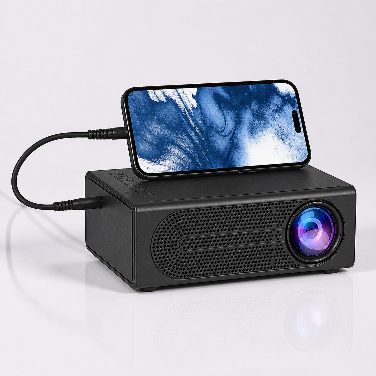Mini Beamer Projektor HD USB draagbaar für Heimkino -    Zorenza