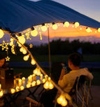 Solar-LED-Lichterkette warmweiß – wetterfest (IP65) für Garten & Terrasse -    Zorenza