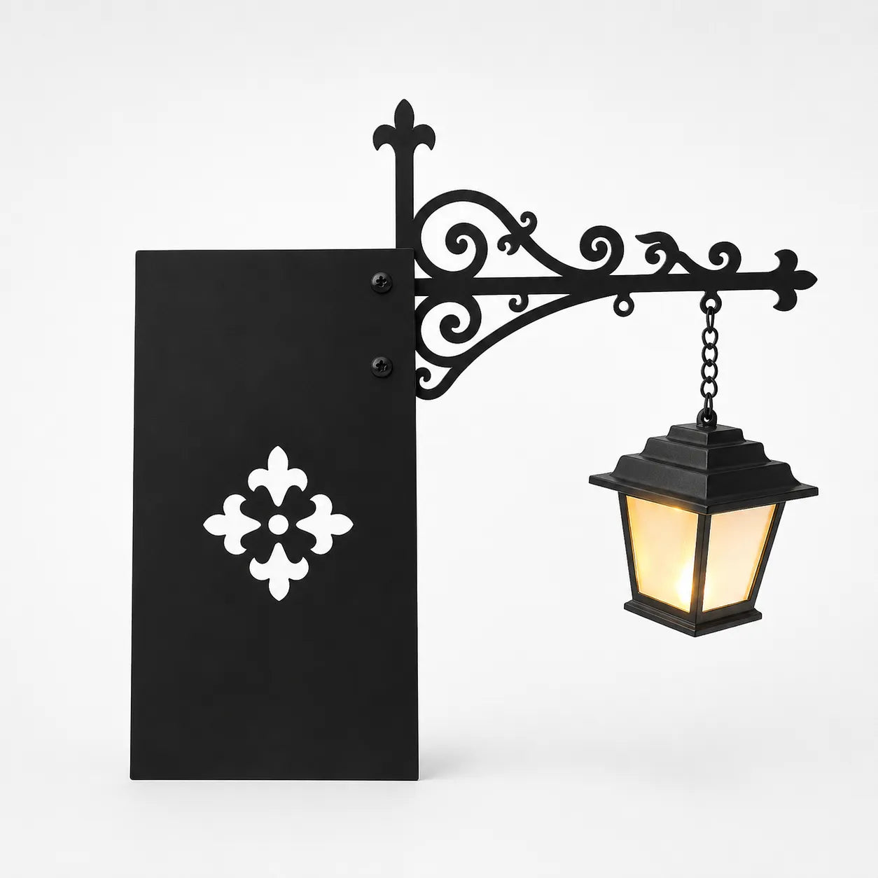 Bücherregal-Laterne mit Geist-Figur und Metallhalter -    Zorenza
