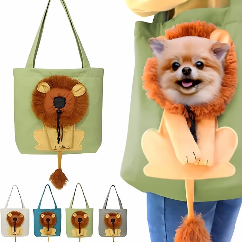 Haustiertasche mit Kopföffnung für Katzen und Hunde bis 7 kg -    Zorenza