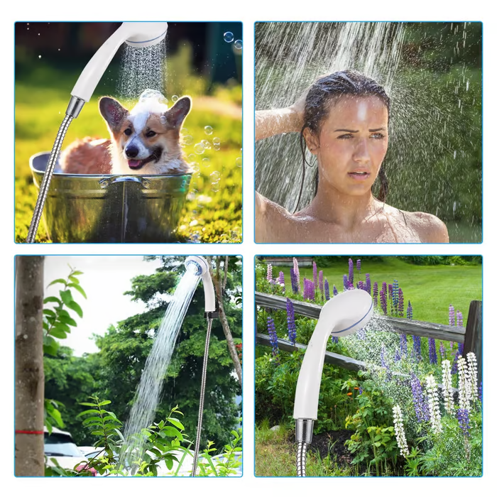 Campingdusche USB – Tragbare Outdoor-Dusche mit Akku -    Zorenza