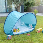 Baby-Strandzelt mit integriertem Planschbecken und UPF 50 -    Zorenza