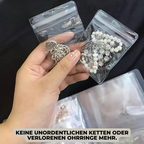 Schmuck-Organizer-Buch mit 30 transparenten Taschen Zorenza