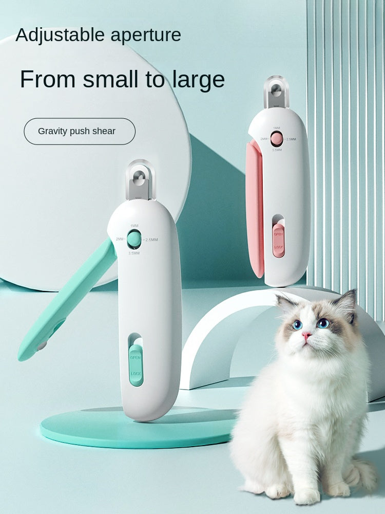 Katzennagel-Clipper mit verstellbarer Öffnung & versteckter Nagelfeile Zorenza