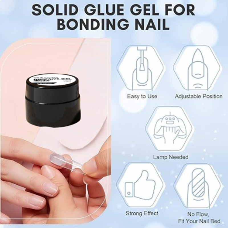 Nagelkleber-Gel – Starker Halt für Press-On- & Kunstnägel Zorenza