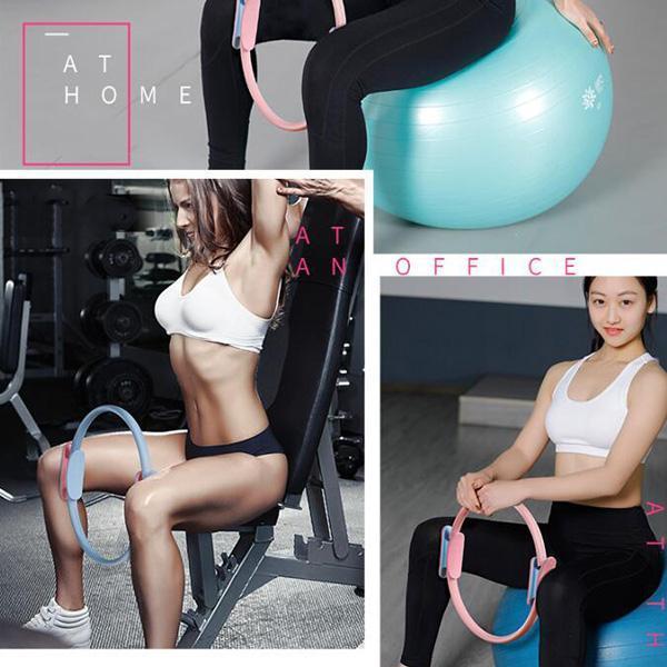Pilates Ring mit gepolsterten Griffen – Trainingsgerät für Kraft und Haltung -    Zorenza