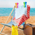 Wäscheklammern für HandtücherWindfest für Strand und Picknick -    Zorenza