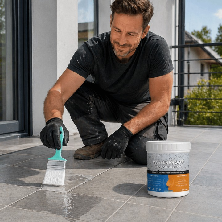 Waterproof sealant for concrete, brick & metal